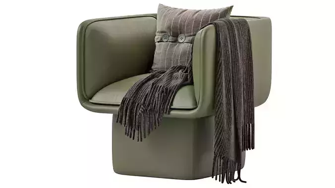 Missana BLOCK ARMCHAIR 3D model
