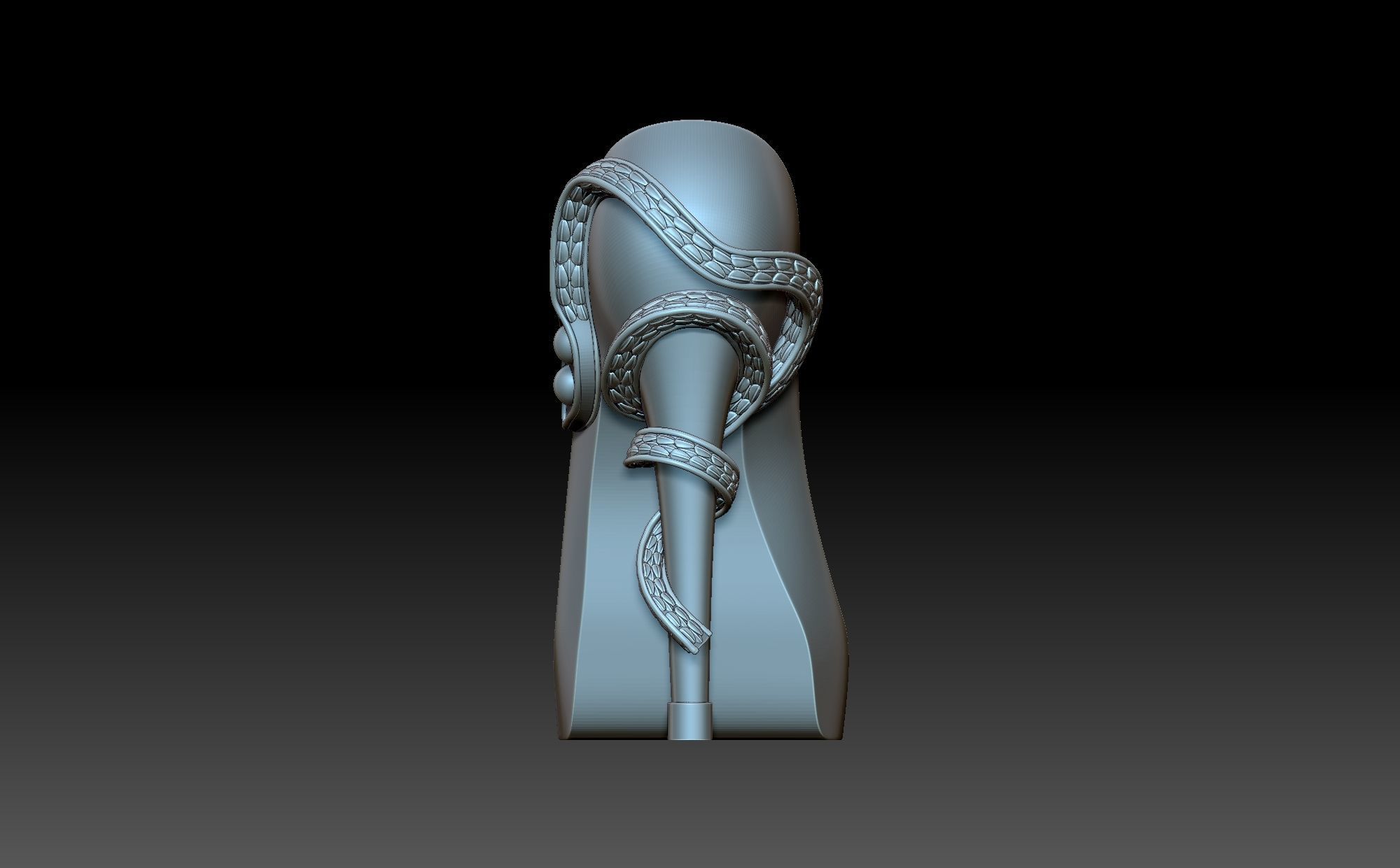 Slipper octopus high heel 3D print model_2