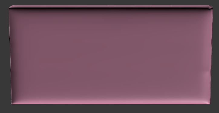 Sofa double seater Low-poly 3D model_11