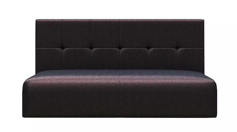 Sofa double seater Low-poly 3D model_0