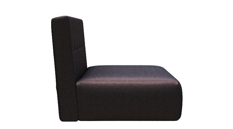 Sofa double seater Low-poly 3D model_3