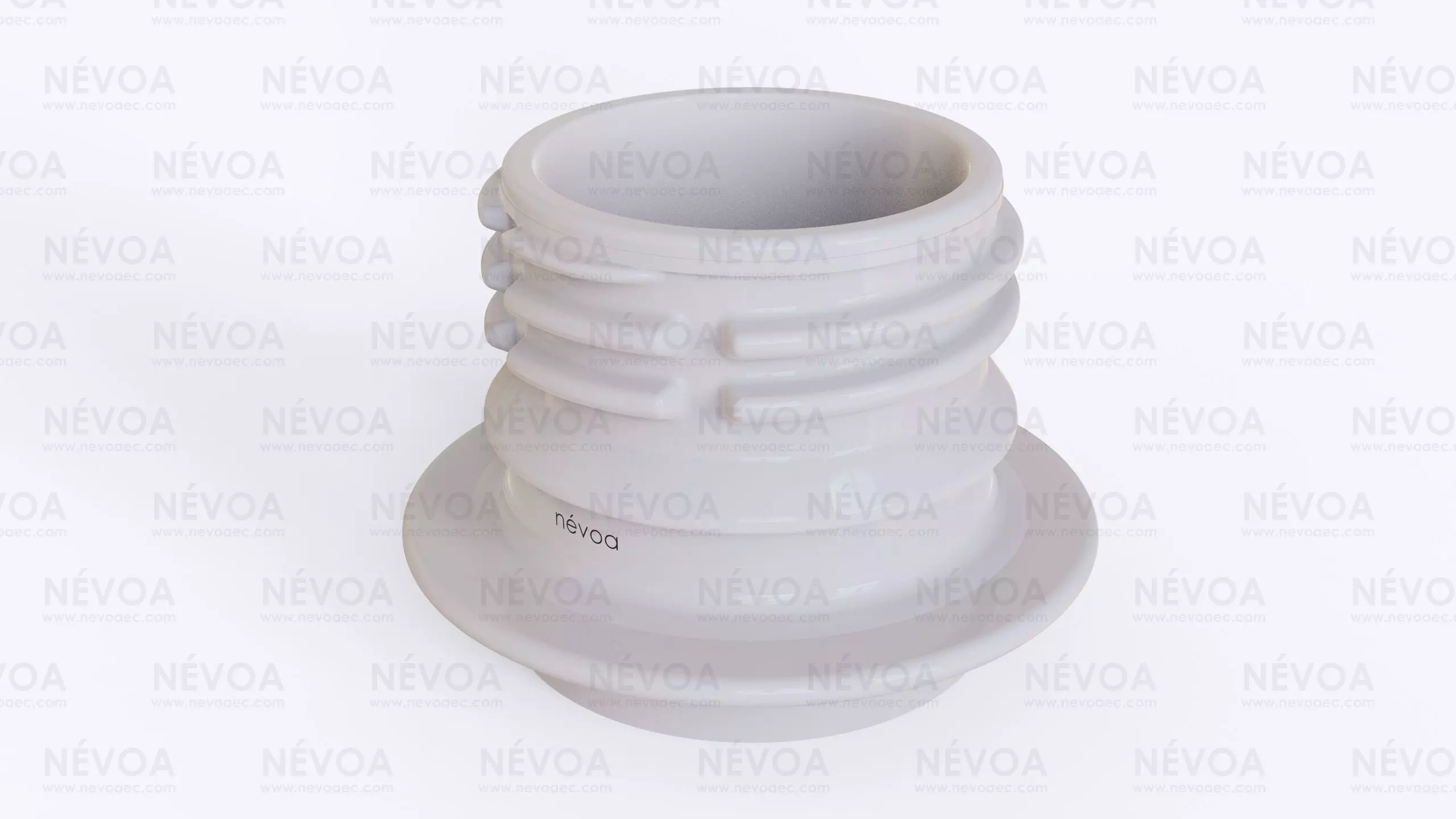 Neck finish - PCO 1820 - voluntary standard 28 mm CSD finish 3D model_0