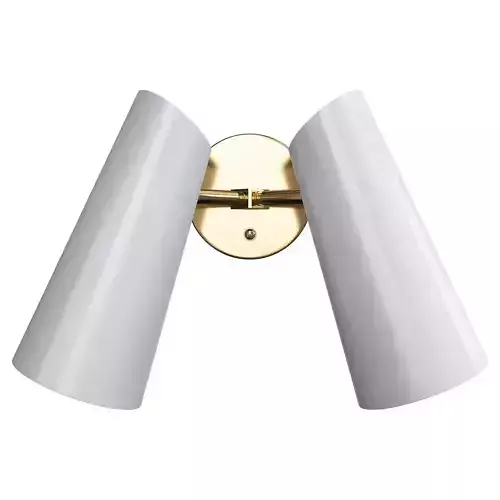 CYPRESS DOUBLE SCONCE Low-poly 3D model