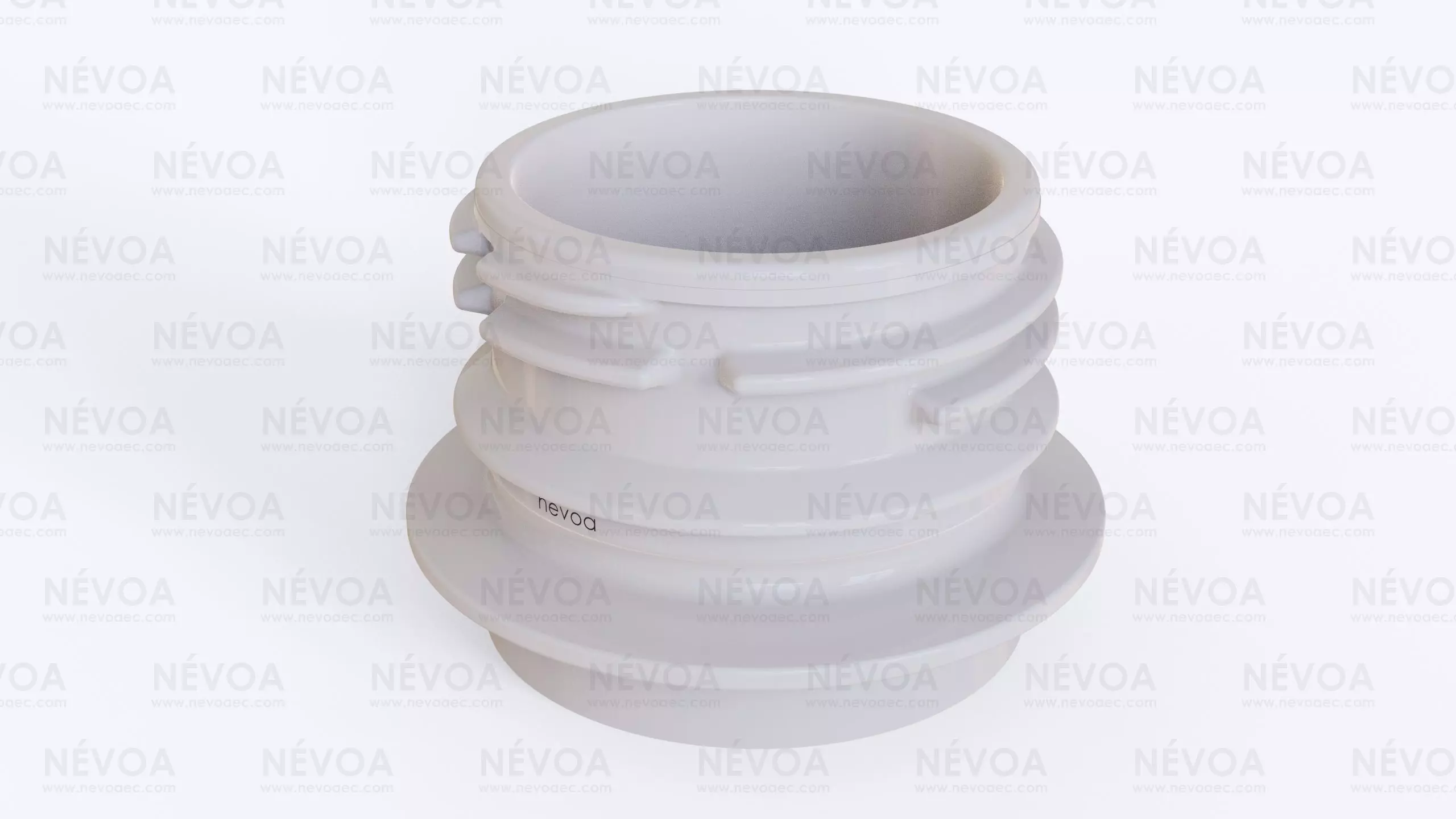 Neck finish - PCO 1881 - voluntary standard 28 mm CSD finish 3D model