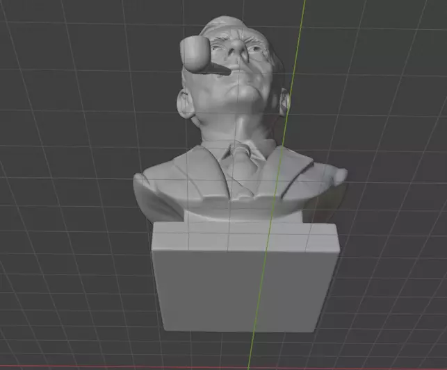 Edwin Hubble 3D print model_12