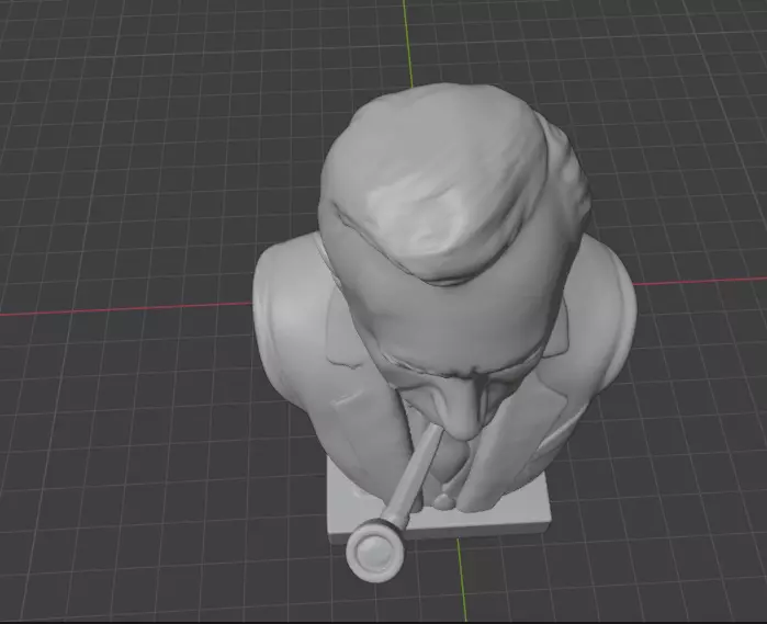 Edwin Hubble 3D print model_18