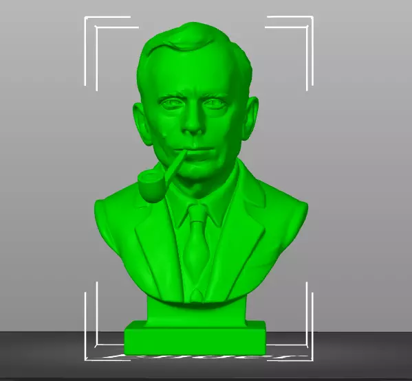 Edwin Hubble 3D print model_15