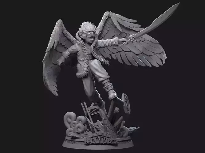 Hawks Statue - BNHA 3D print model