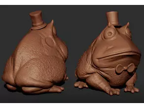 Dapper Frog  3D print model_0