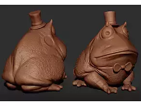 Dapper Frog  3D print model