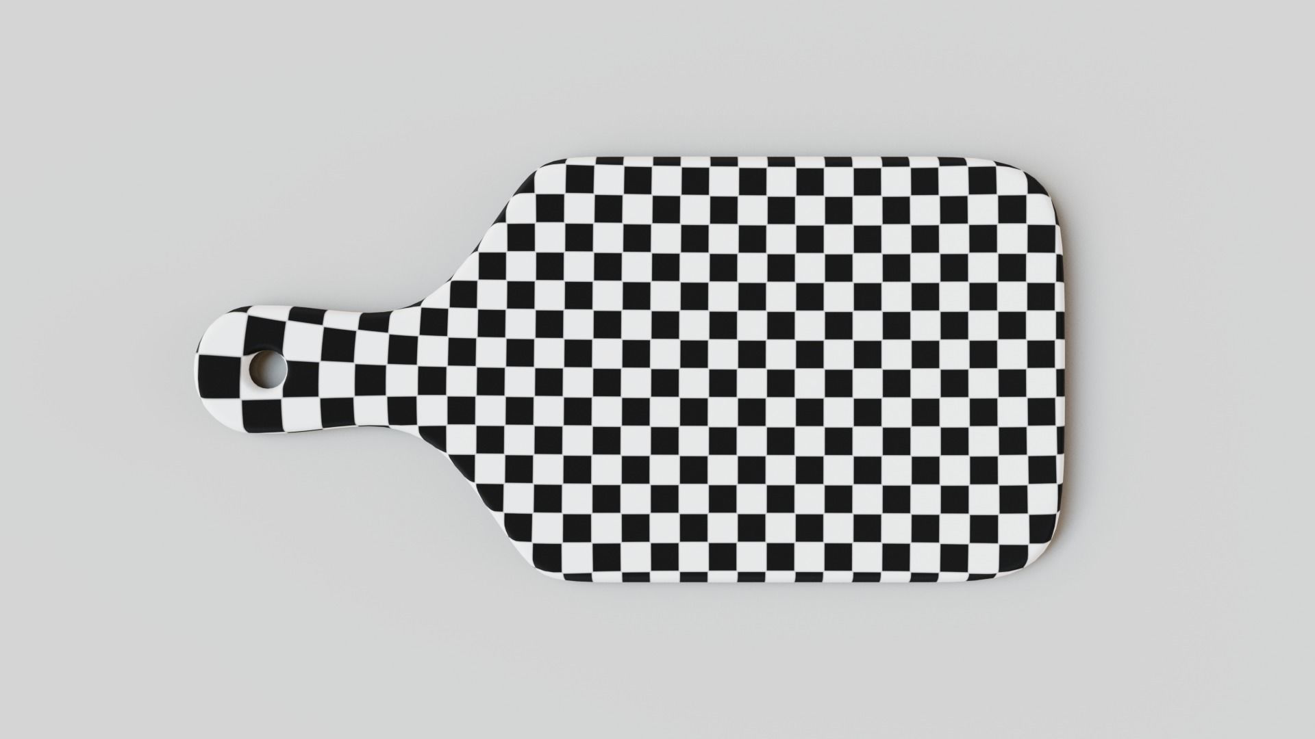 Chopping Board Low-poly 3D model_6