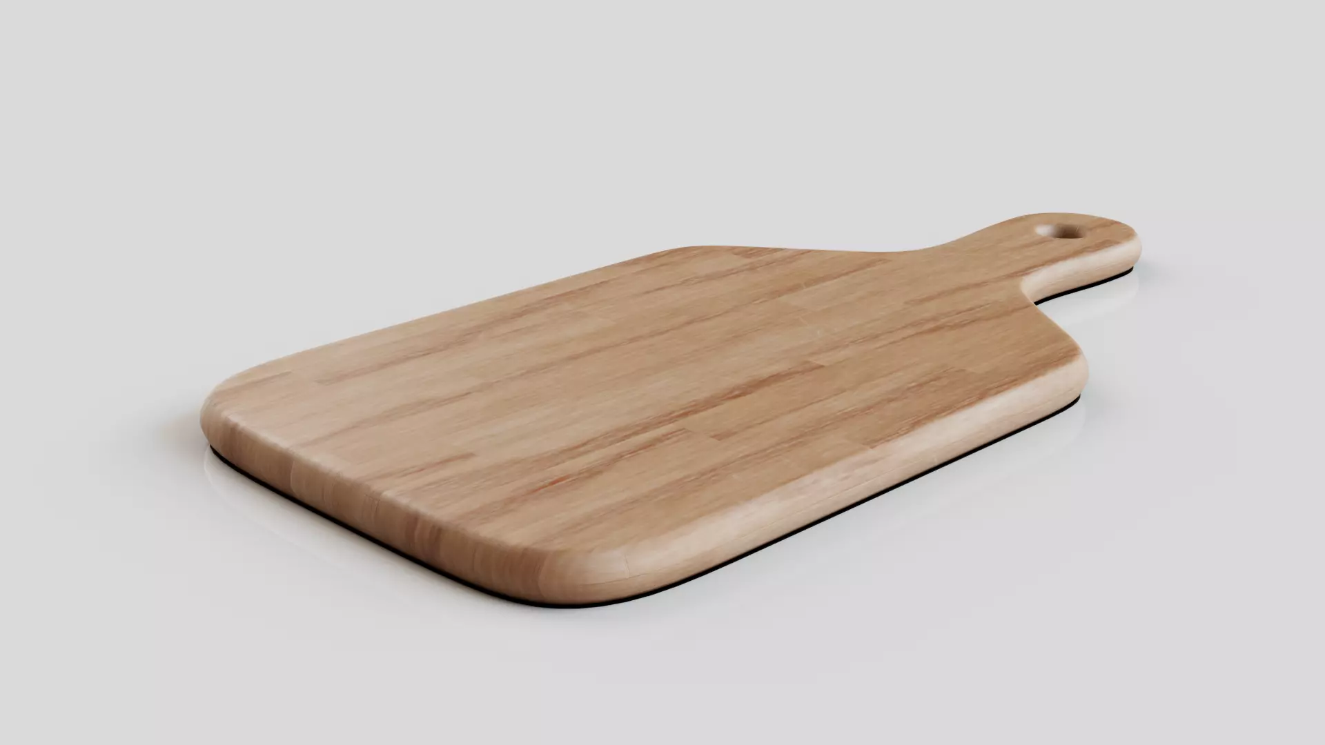 Wooden Chopping Cutting Board - Kitchen Props PBR Low-poly 3D model