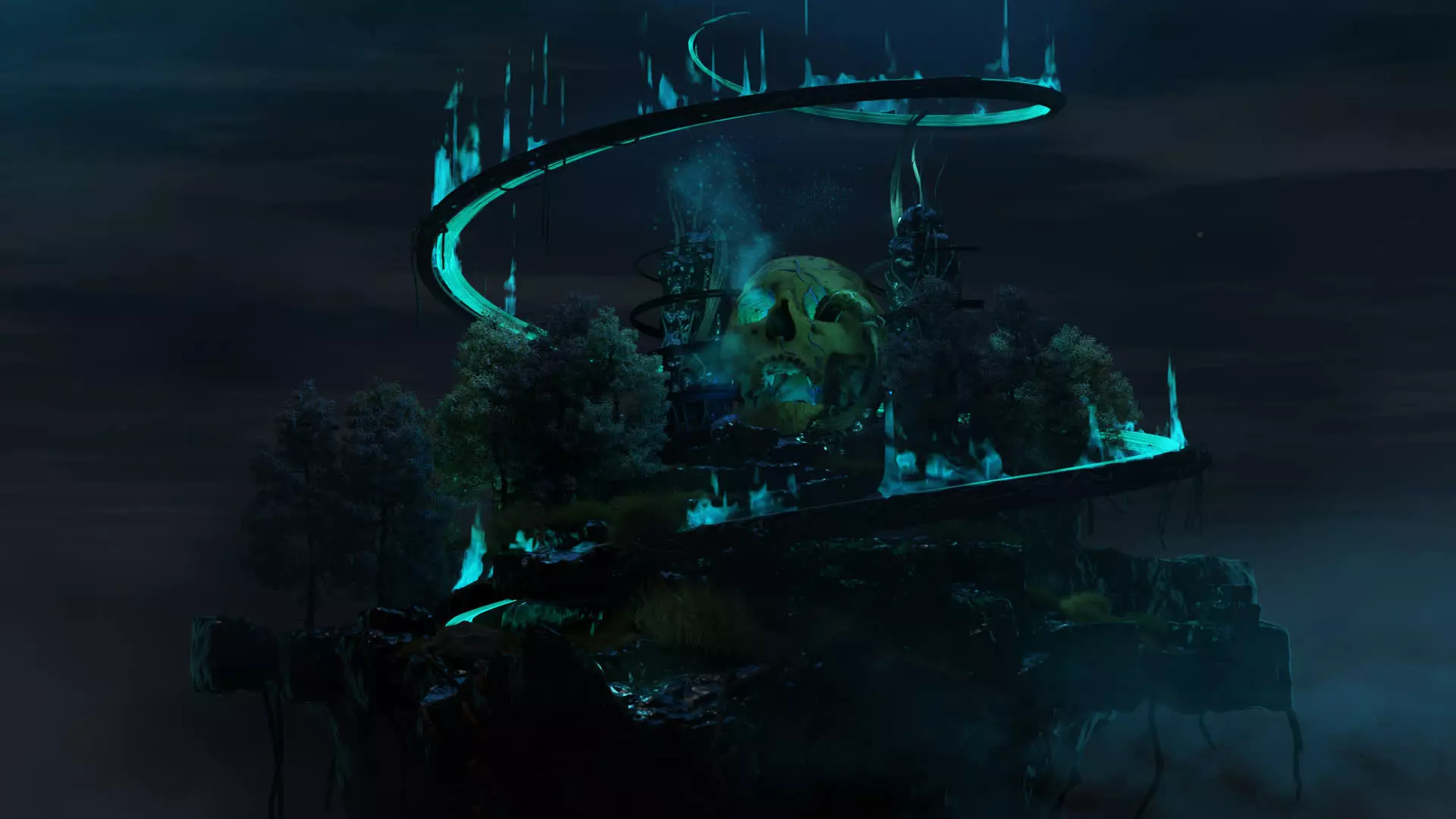 Float Island - Yokai Land 3D model