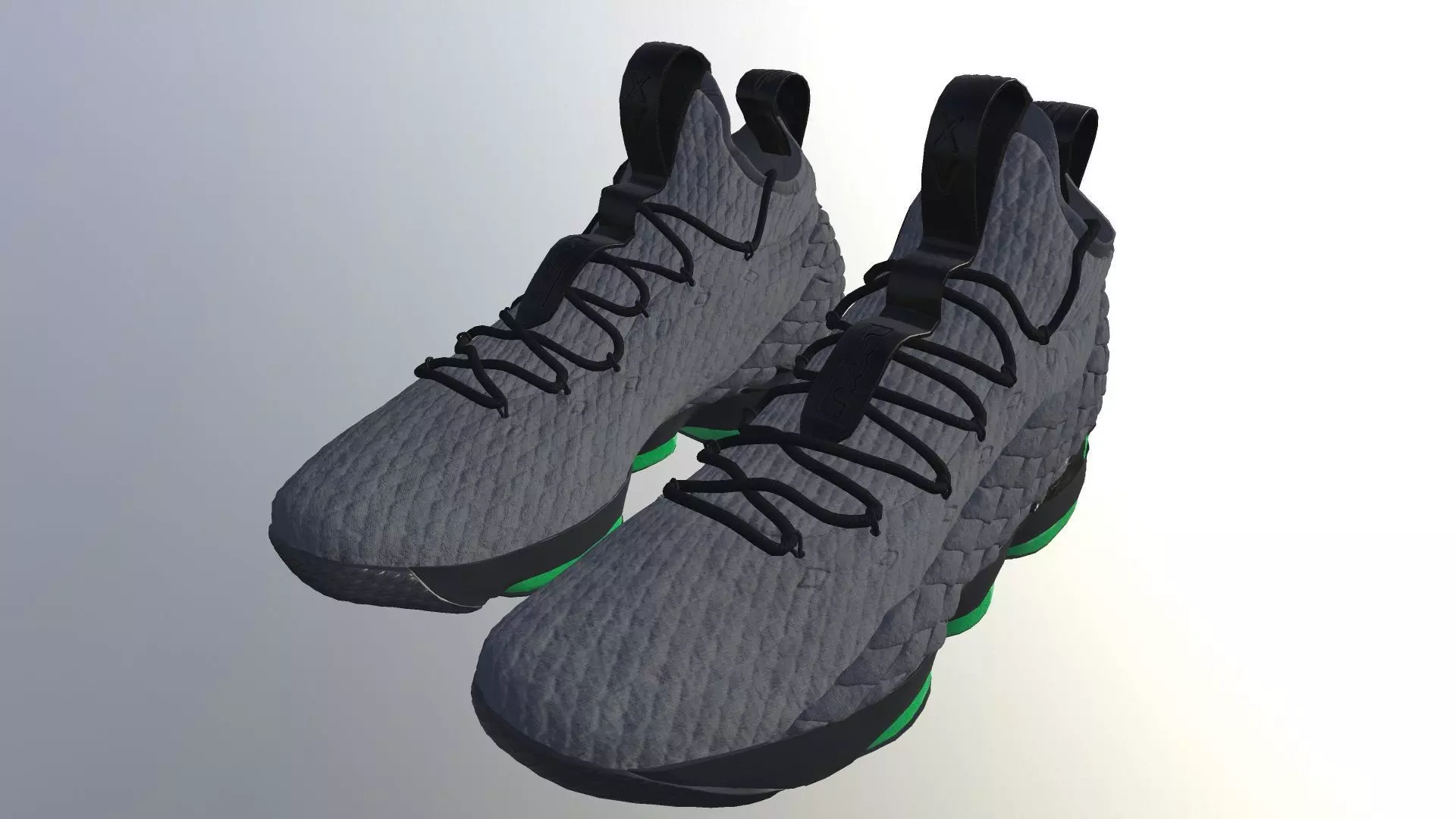 NIKE LEBRON JAMES 15 SHOES PBR Low-poly 3D model