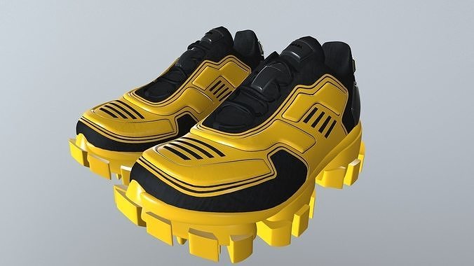 PRADA CLOUDBUST SHOES PBR Low-poly 3D model