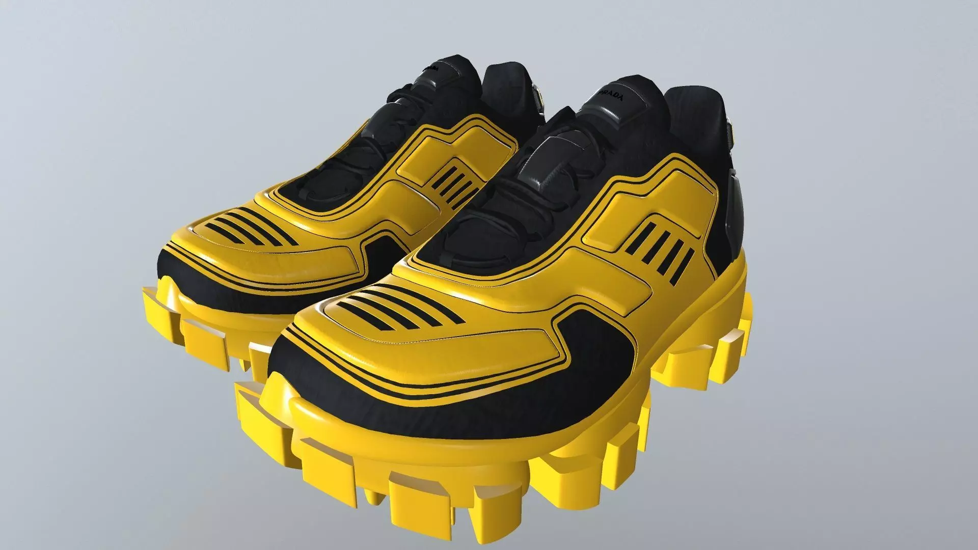 PRADA CLOUDBUST SHOES PBR Low-poly 3D model_0