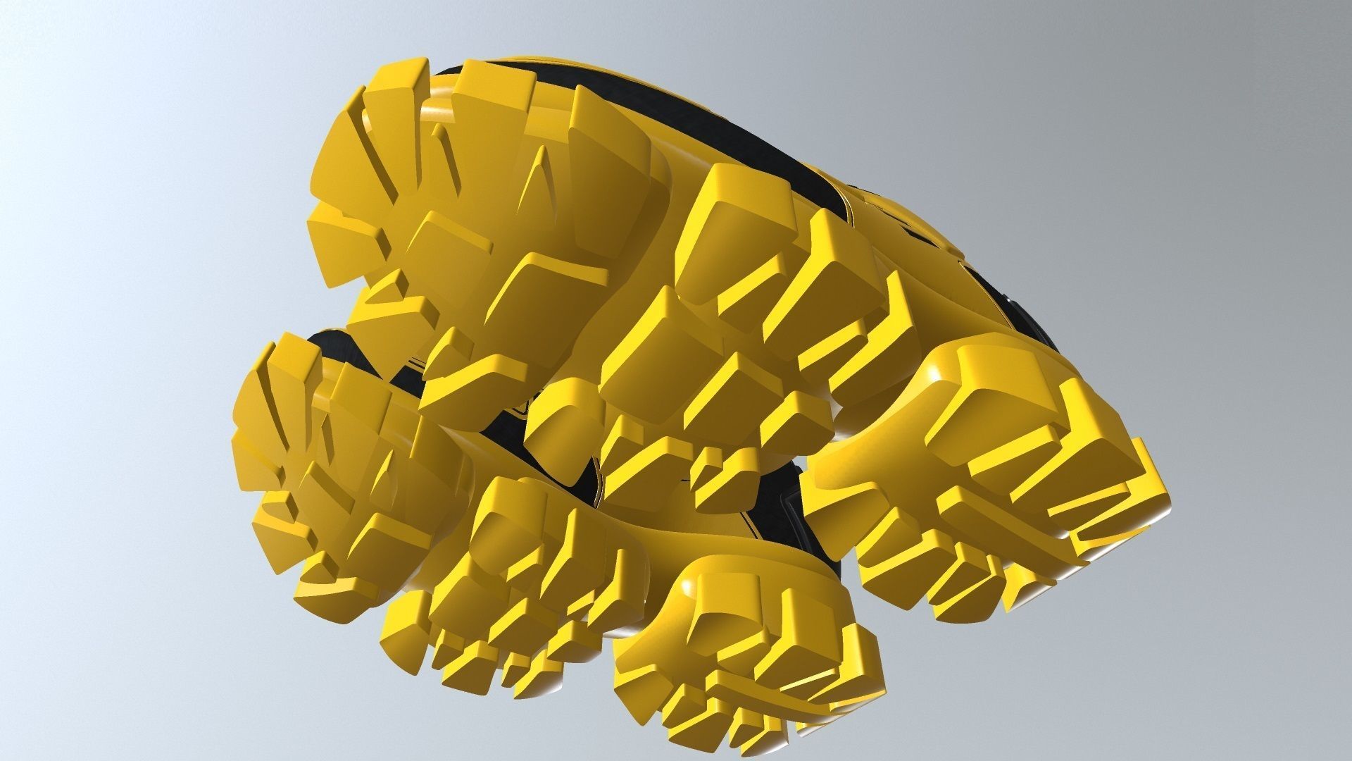 PRADA CLOUDBUST SHOES PBR Low-poly 3D model_9