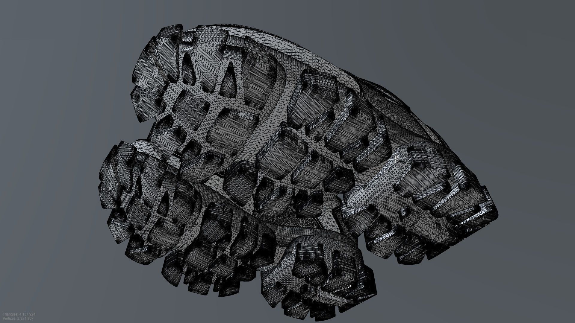 PRADA CLOUDBUST SHOES PBR Low-poly 3D model_10