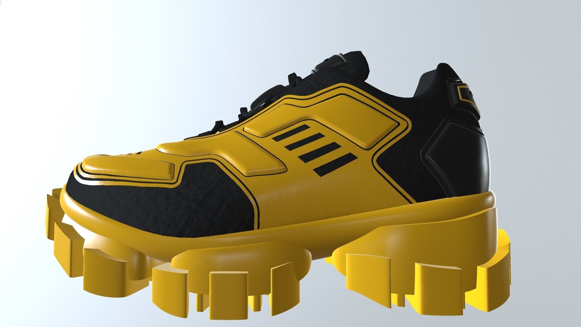 PRADA CLOUDBUST SHOES PBR Low-poly 3D model_3