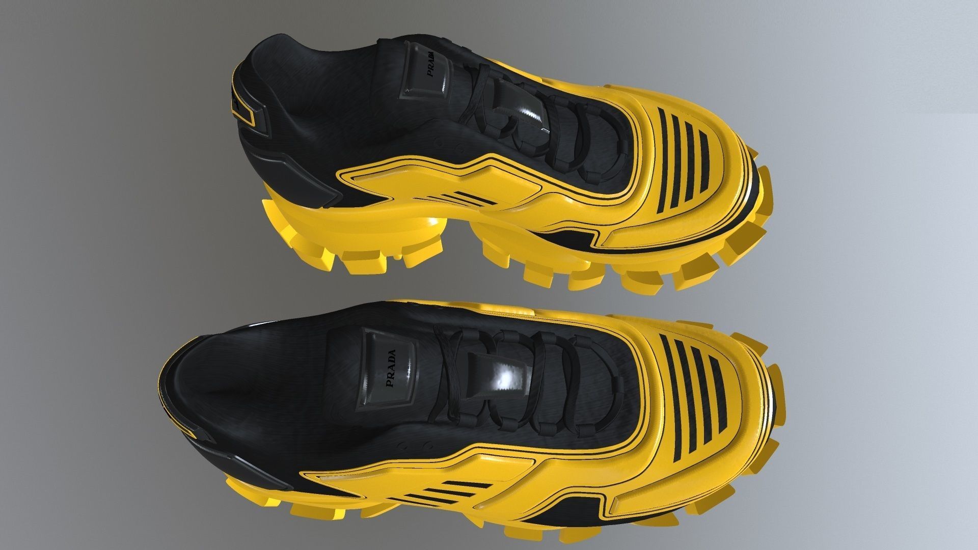 PRADA CLOUDBUST SHOES PBR Low-poly 3D model_7