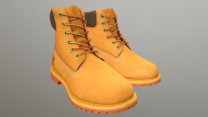 TIMBERLAND SHOES PBR Low-poly 3D model