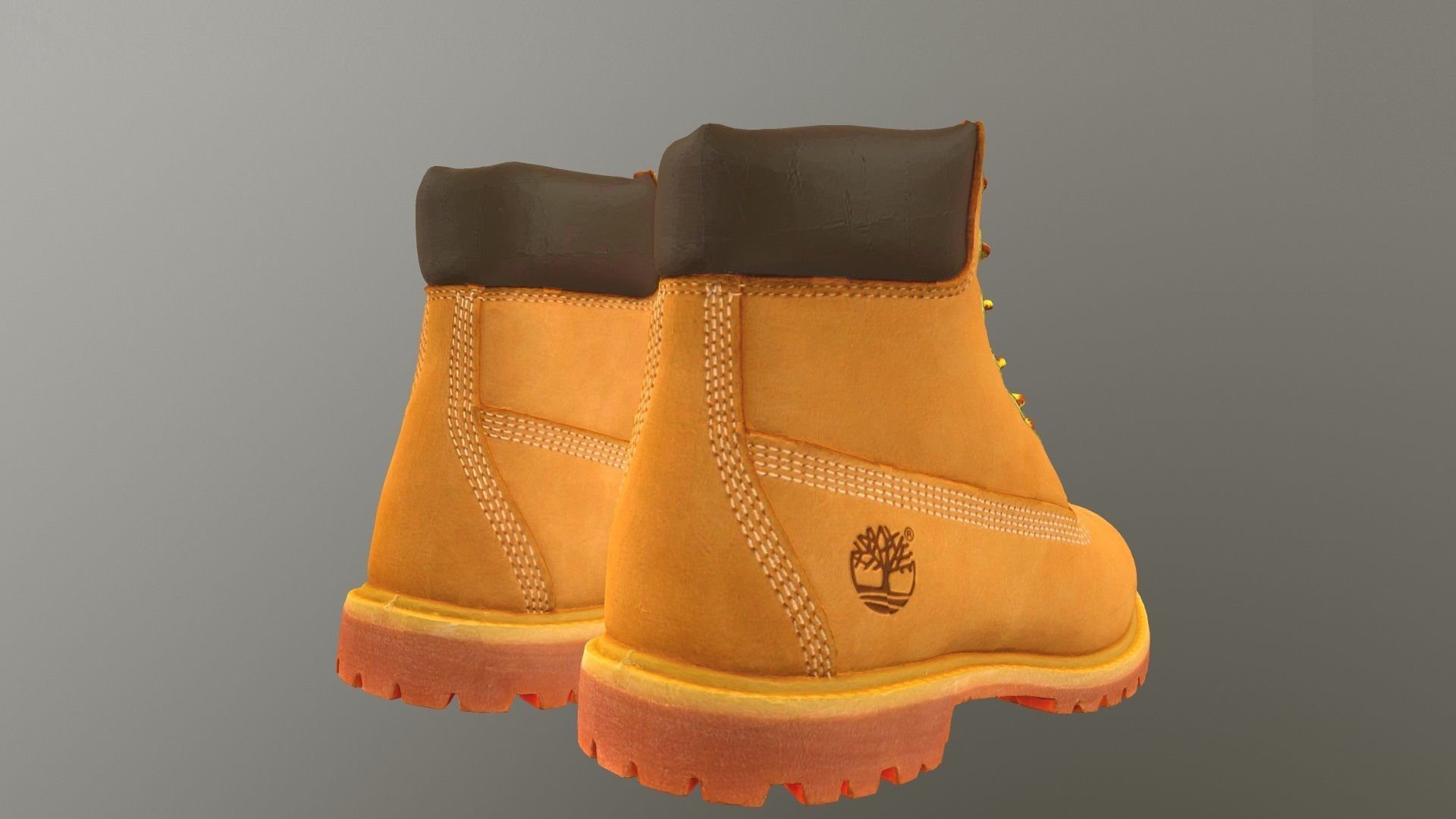 TIMBERLAND SHOES PBR Low-poly 3D model_5