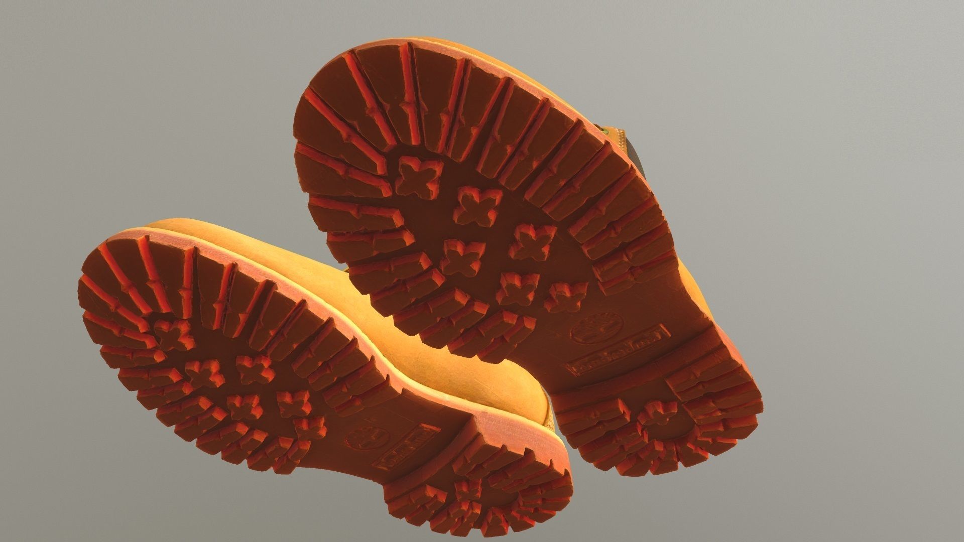 TIMBERLAND SHOES PBR Low-poly 3D model_9