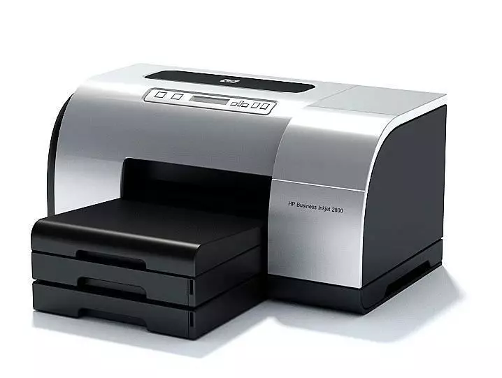 Hp Silver Business Inkjet 2900 3D model_0