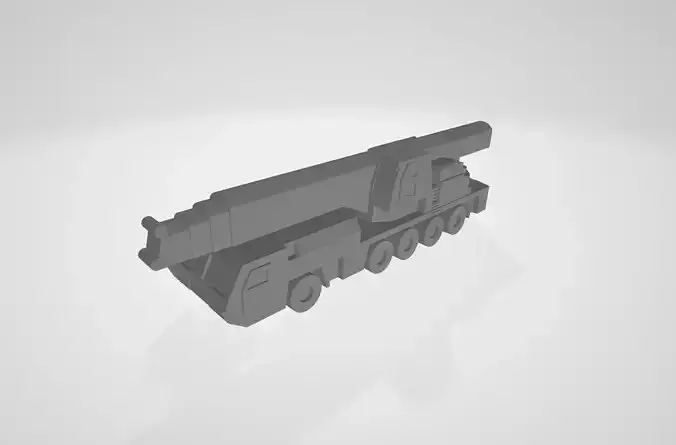 Mobile crane for 3D printing Free 3D print model