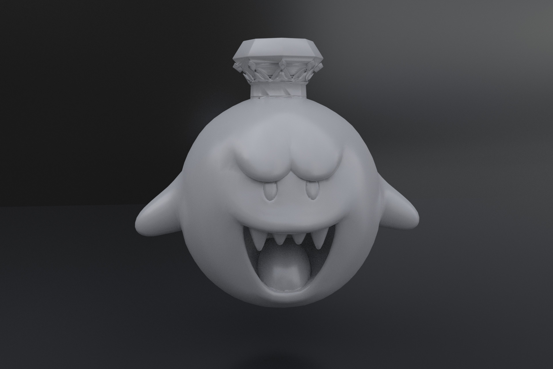 King Boo Luigis Mansion 3D print model_1