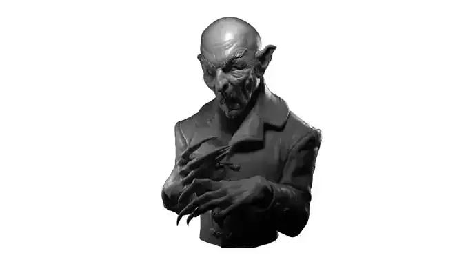 Nosferatu vampire 3D print model