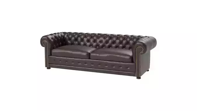 Leather Chesterfield Sofa