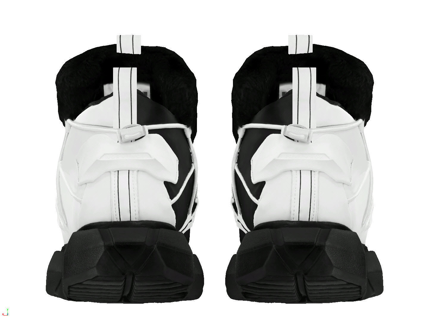 Cyberpunk sneaker 6 Techwear scifi future shoes NORVINCY 3D model_5