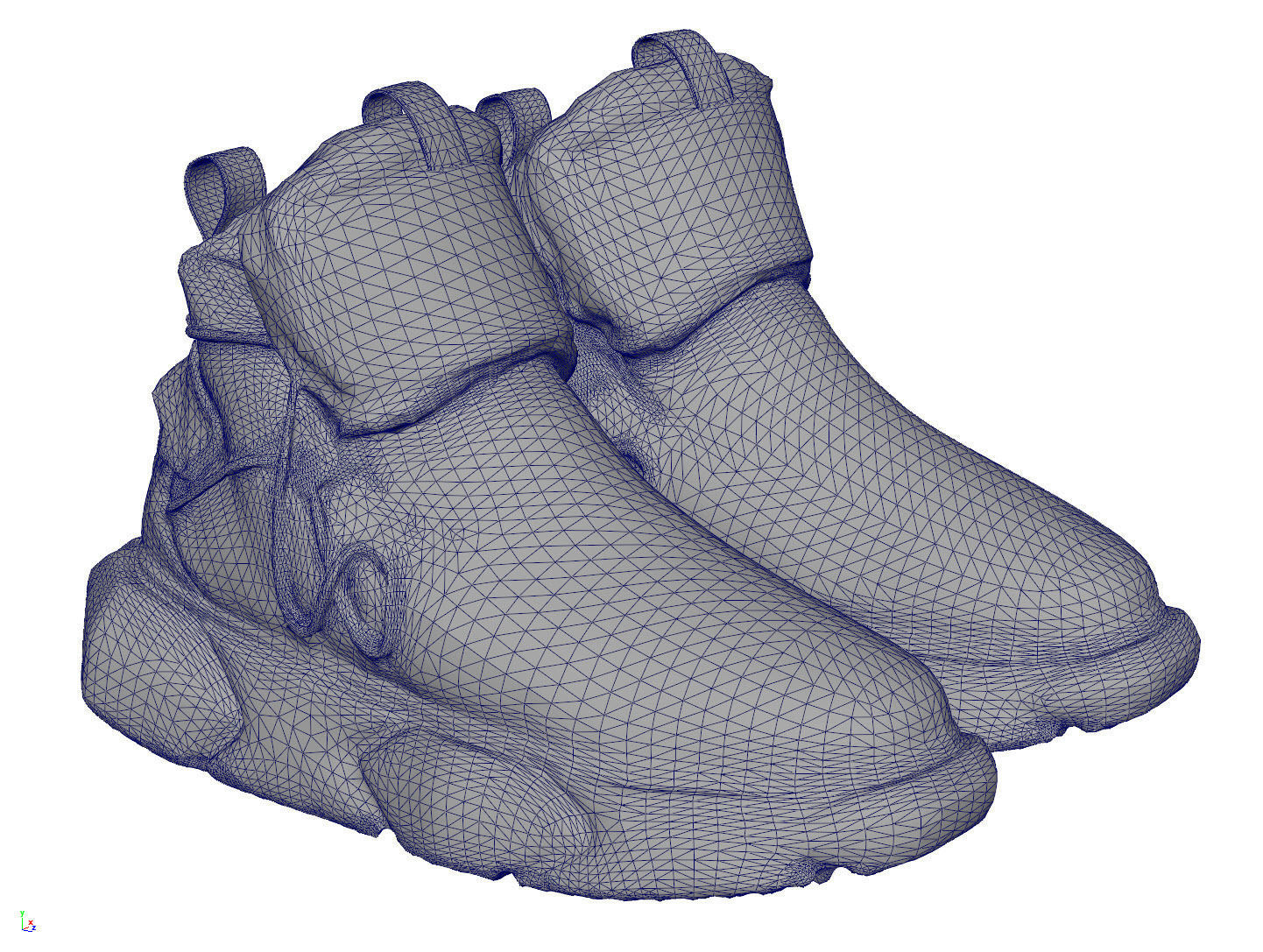 Cyberpunk sneaker 6 Techwear scifi future shoes NORVINCY 3D model_8