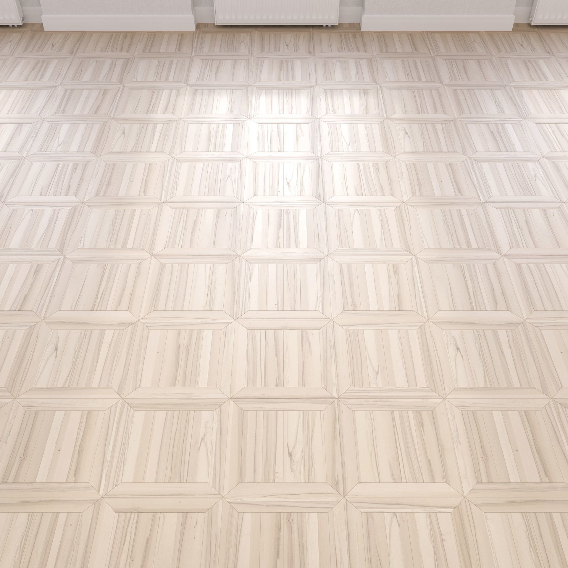 Parquet - Laminate - Wooden floor 2 in 1 Low-poly 3D model_1