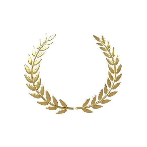Laurel Wreath v1 001 Low-poly 3D model