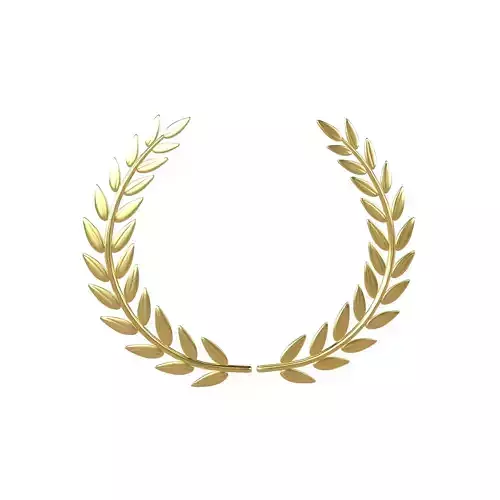 Laurel Wreath v1 001 Low-poly 3D model