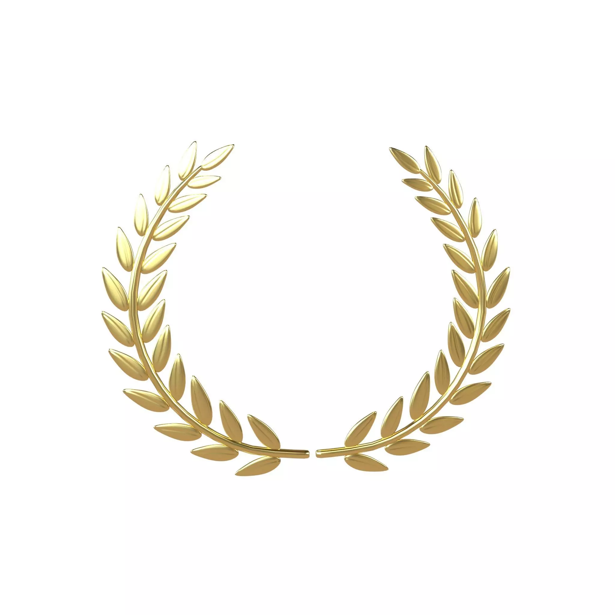 Laurel Wreath v1 001 Low-poly 3D model_0