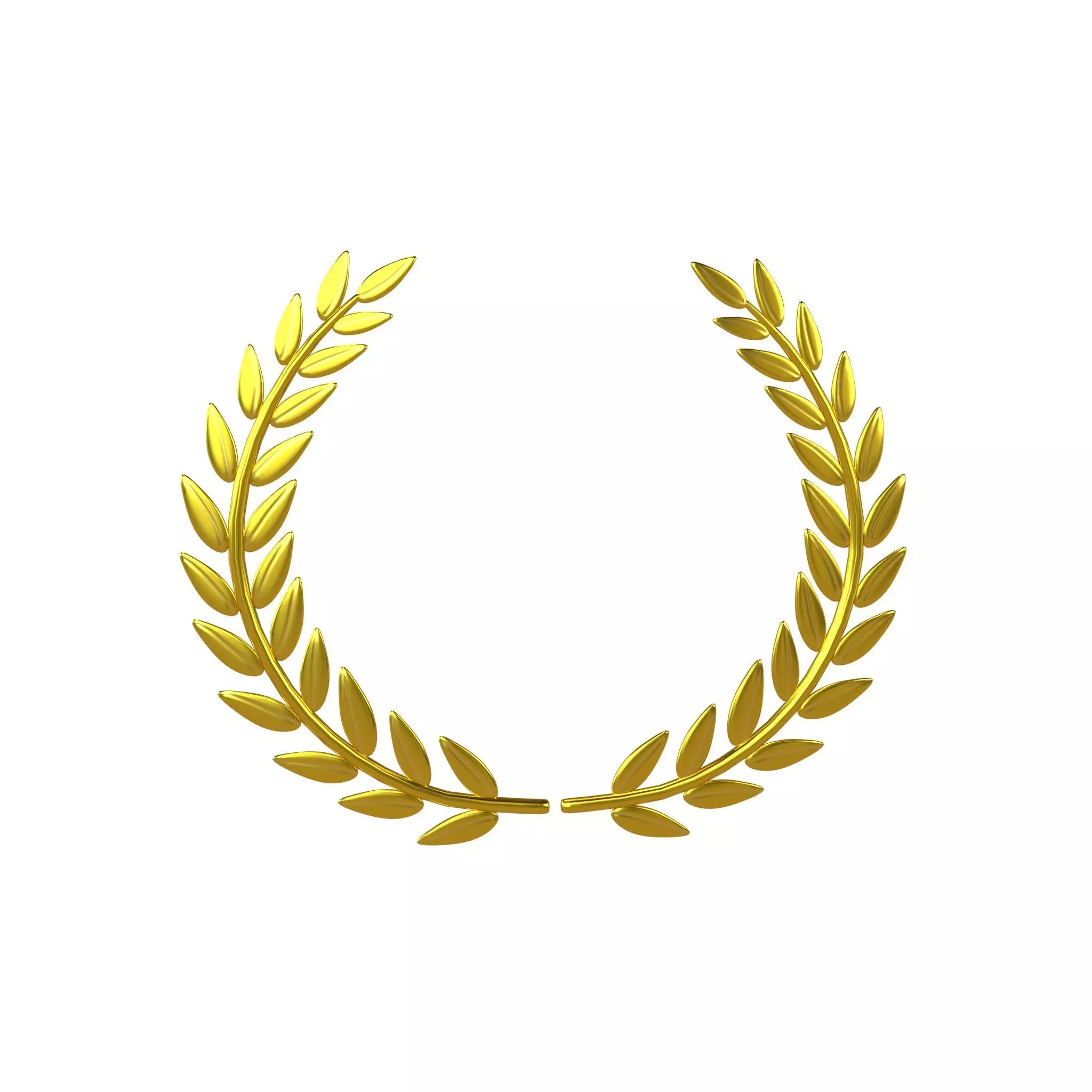 Laurel Wreath v1 002 Low-poly 3D model_0