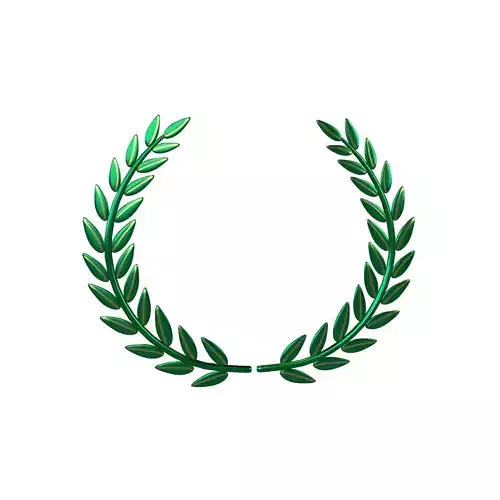 Laurel Wreath v1 005 Low-poly 3D model