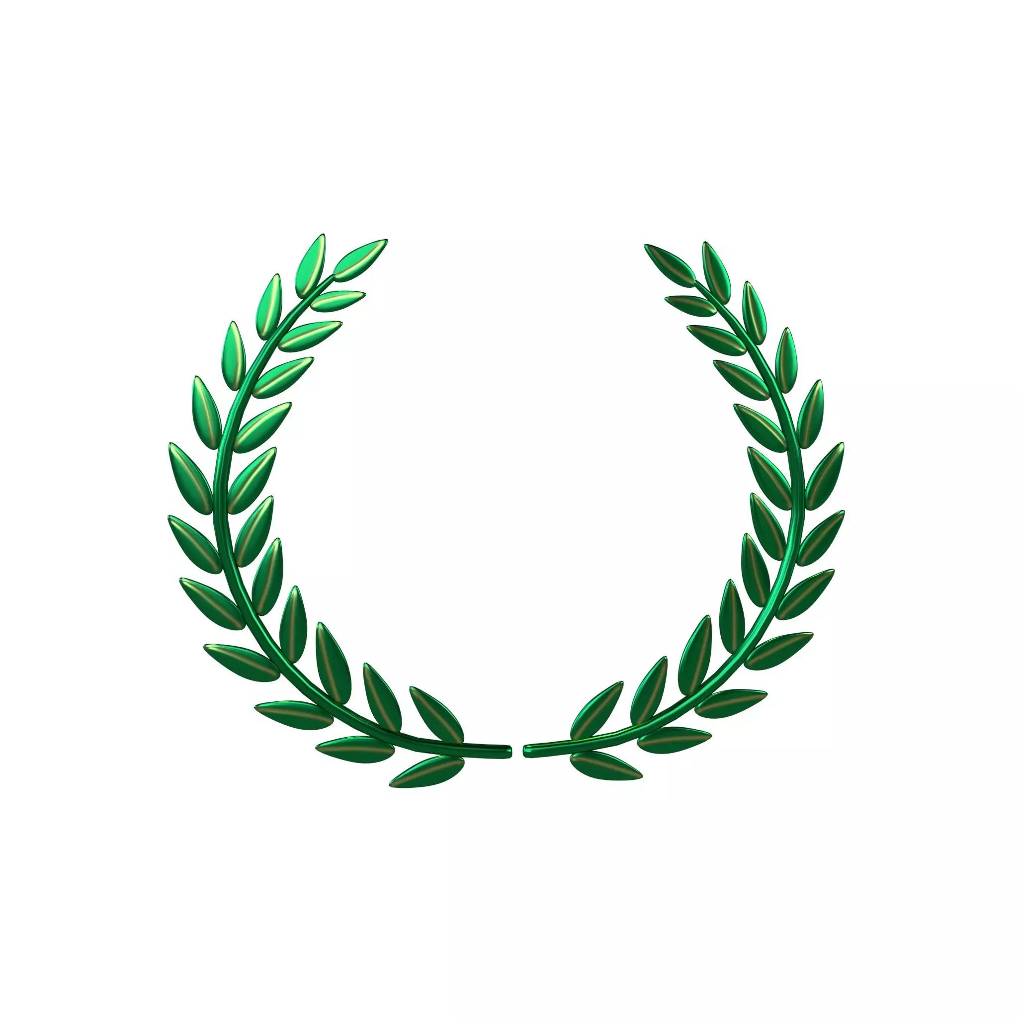 Laurel Wreath v1 005 Low-poly 3D model_0