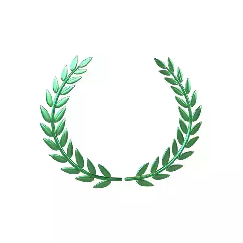 Laurel Wreath v1 006 Low-poly 3D model