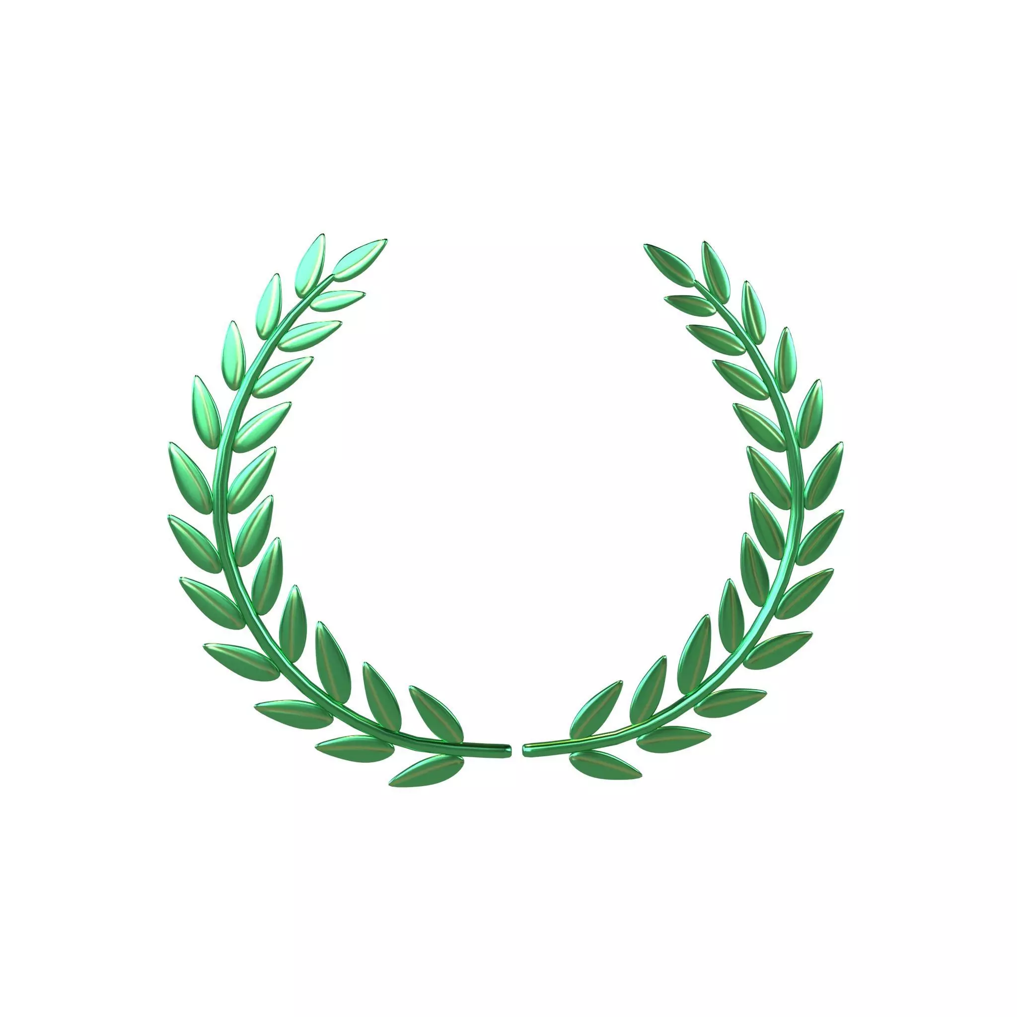 Laurel Wreath v1 006 Low-poly 3D model_0