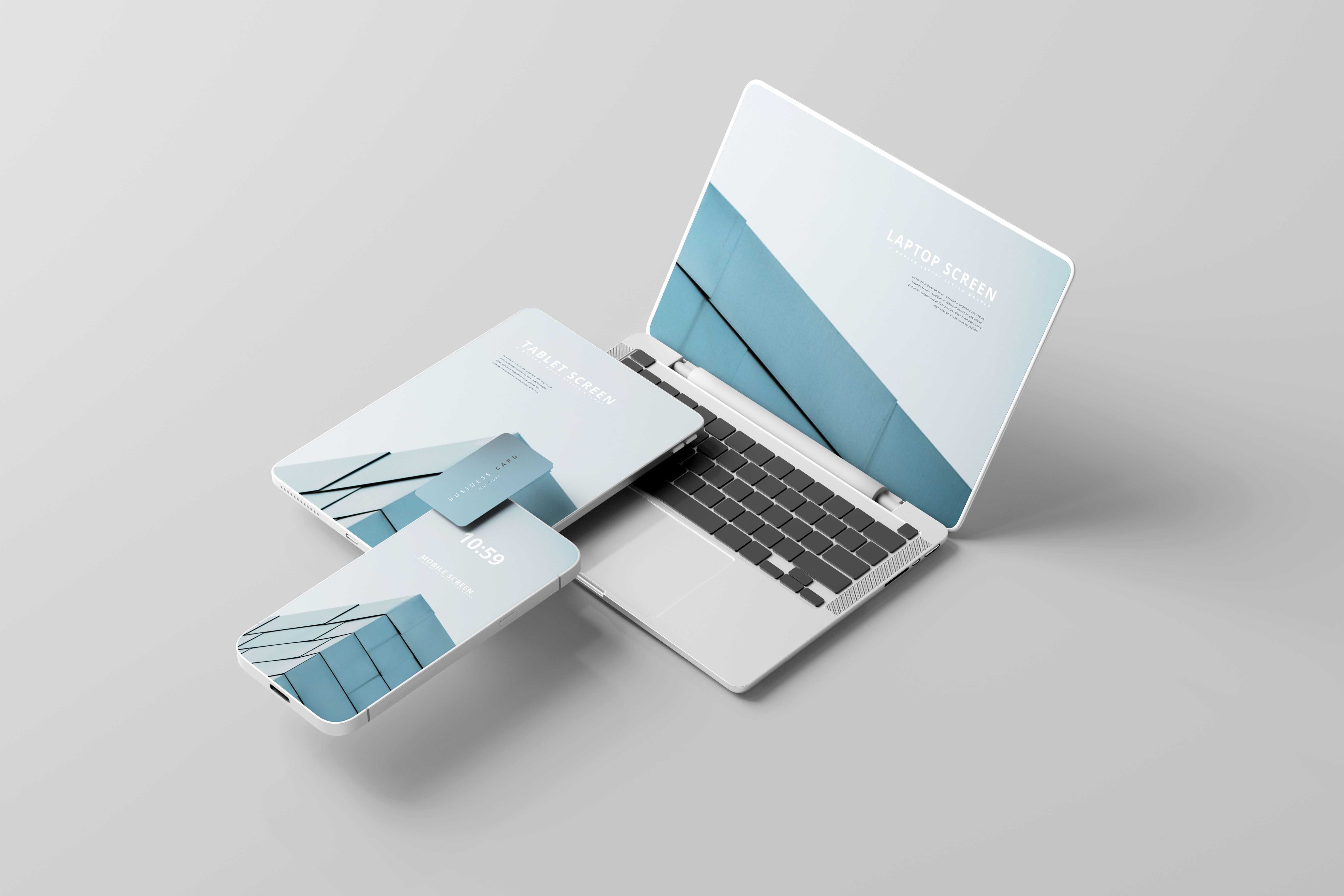 Modern Mobile and Computer Devices 3D model_7