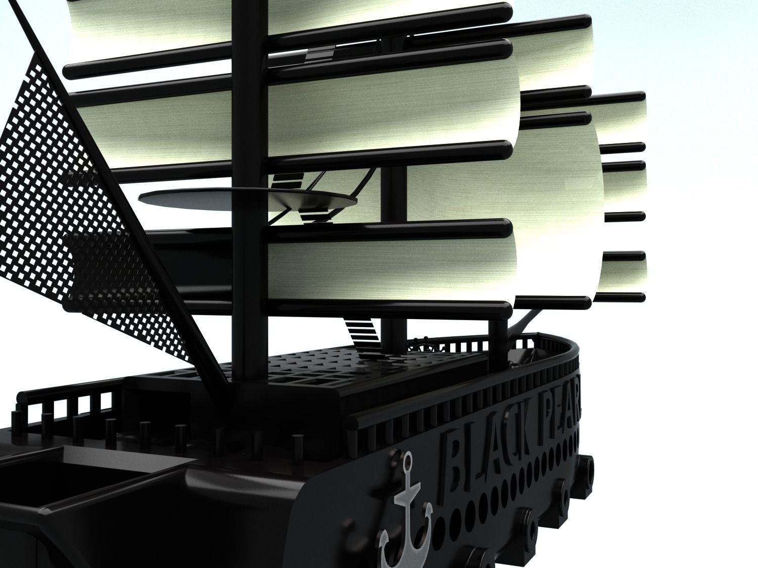 Pirates Ship 3D model_3