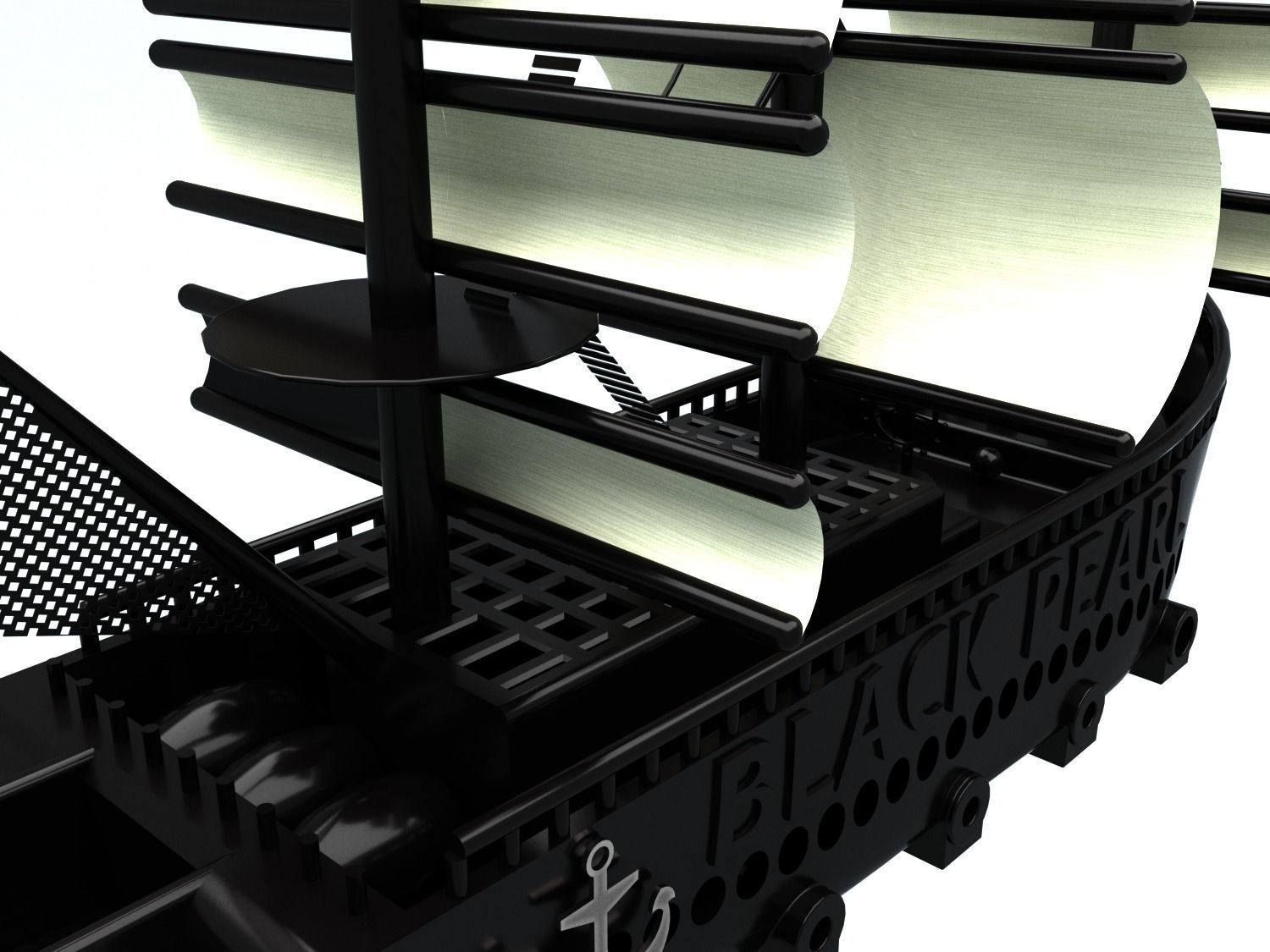 Pirates Ship 3D model_9