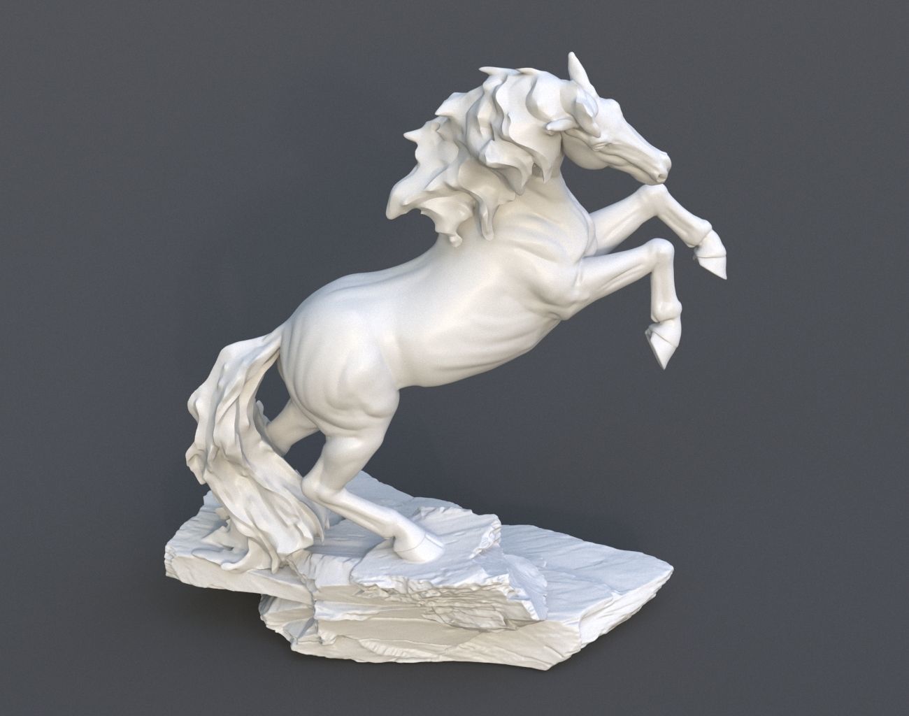 Horse Statue 220527 3D print model_21