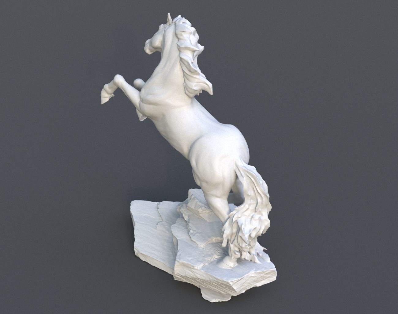Horse Statue 220527 3D print model_28