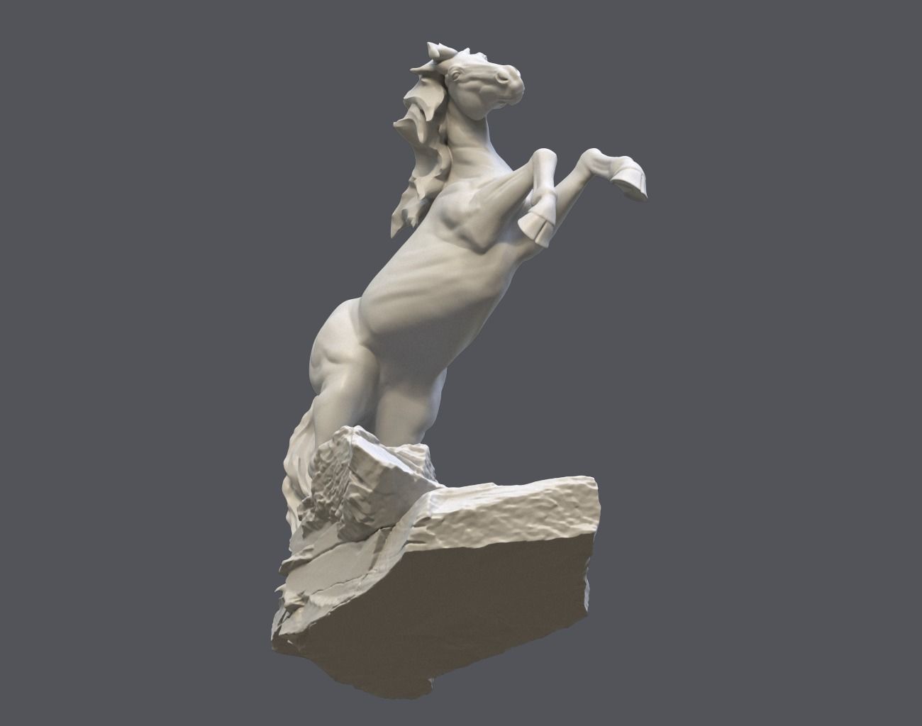 Horse Statue 220527 3D print model_12