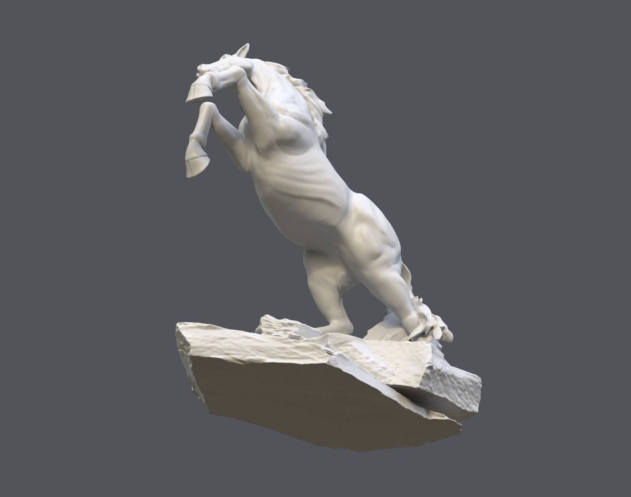 Horse Statue 220527 3D print model_15